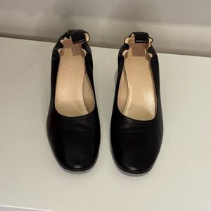 Everlane Black Leather Women's Heels